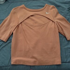 Nike Women's orange burnt Top
